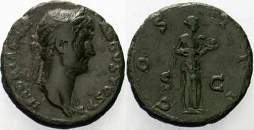 As 134-138 Rom Kaiserzeit Hadrianus 117-138, Postzegels en Munten, Munten en Bankbiljetten | Verzamelingen, Verzenden