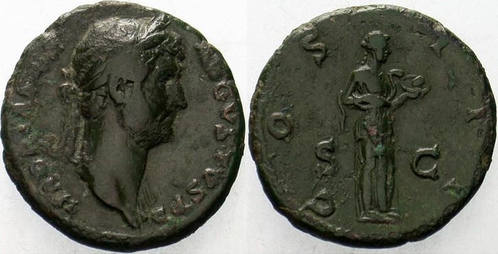As 134-138 Rom Kaiserzeit Hadrianus 117-138, Postzegels en Munten, Munten en Bankbiljetten | Verzamelingen, Verzenden