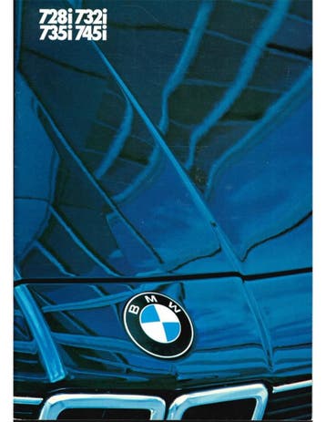 1983 BMW 7 SERIE BROCHURE NEDERLANDS
