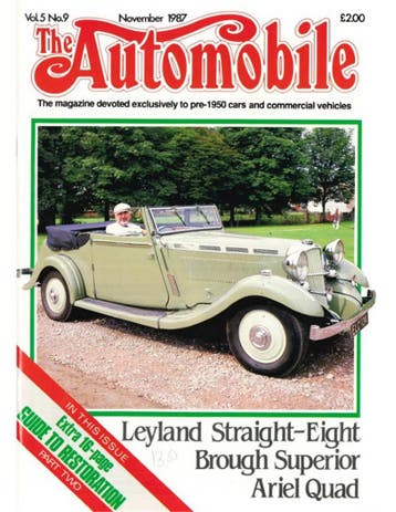 1987 THE AUTOMOBILE MAGAZINE 09, Livres, Autos | Brochures & Magazines
