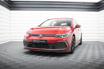 Front Splitter V.4 voor Volkswagen Golf 8 GTI/GTD/R line/GTE, Ophalen of Verzenden