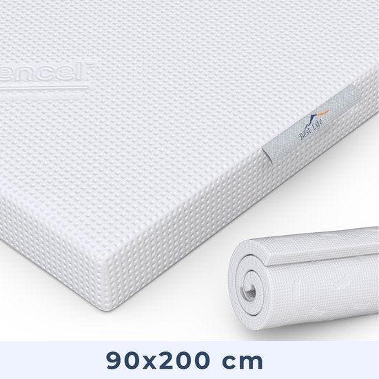 2dekans | Best Life Matras Topper 90x200 cm - Matrastopper -, Maison & Meubles, Chambre à coucher | Matelas & Sommiers, Enlèvement ou Envoi