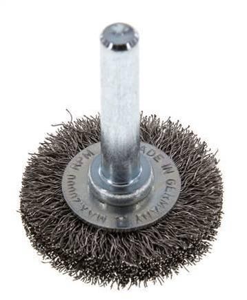 Brosse métallique terminale 6 mm 0.2 mm Arbre Fil en acier, Verzenden