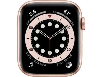 Apple Watch Series 6 44 mm aluminium kast goud - Wi-Fi +, Verzenden