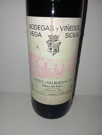 1987 Bodegas y Viñedos Vega Sicilia, Tinto Valbuena 5º -, Verzamelen, Wijnen, Nieuw