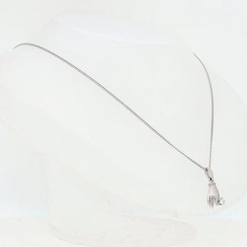 Collier avec pendentif - 18 carats Or blanc, Giovanni