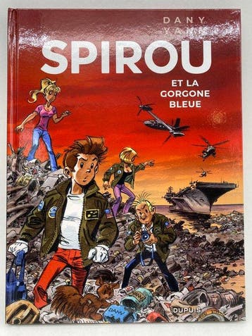 Spirou et Fantasio - Spirou et la Gorgone bleue + dédicace -, Livres