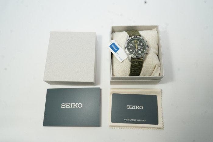 Seiko - Chronograph 100M - Zonder minimumprijs - SND377R -, Bijoux, Sacs & Beauté, Montres | Anciennes | Antiquités