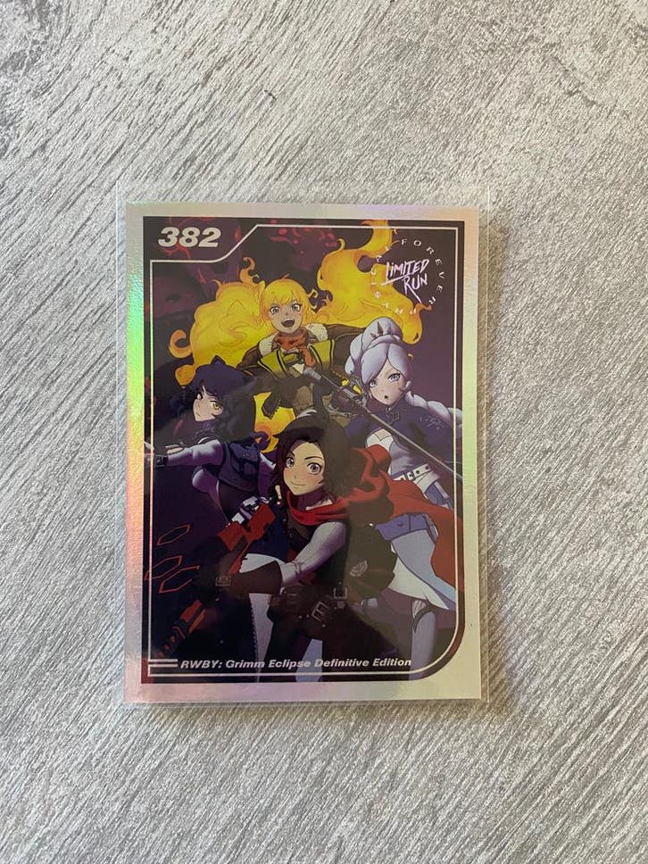 Gen2 #382 Silver RWBY Grimm eclipse Definitve edition Lim..., Hobby en Vrije tijd, Verzamelkaartspellen | Overige, Zo goed als nieuw