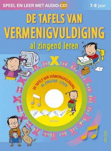 De tafels van vermenigvuldiging al zingend leren met cd (7-8, Verzenden, Gelezen