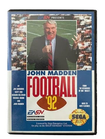 John Madden Football 92 (SEGA GENESIS) (TWEEDEHANDS), Games en Spelcomputers, Verzenden, Nieuw