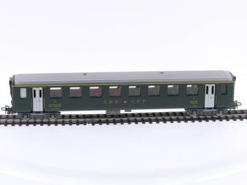 Schaal H0 HAG No. 415 personenwagen 1e kl. van de SBB #P74, Ophalen of Verzenden, Zo goed als nieuw, Wisselstroom, Overige typen