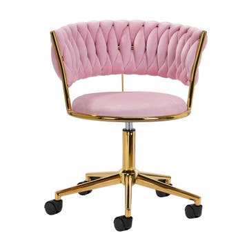 4Rico Velvet Draaistoel – Verstelbaar, Verrijdbaar en Luxe, Huis en Inrichting, Stoelen, Verzenden, Nieuw