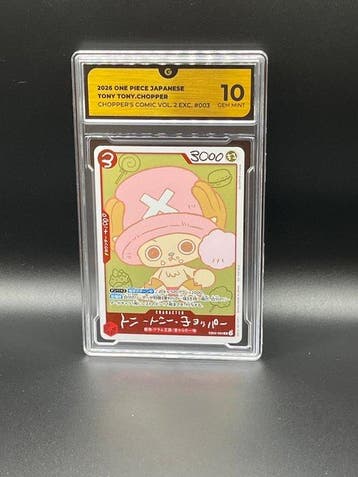 Bandai - 1 Graded card - One Piece - Tony Tony Chopper 003