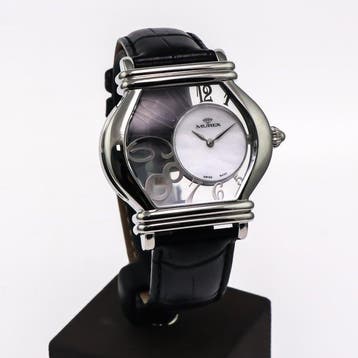 Murex - Swiss Made Watch - RSM794-SL-7 - Black Strap - Sans, Handtassen en Accessoires, Nieuw
