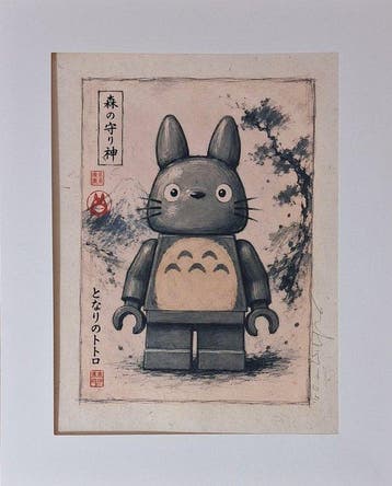 Emma Wildfang - Totoro - Lego inspired Series -Anime Ukiyo