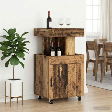 vidaXL Barkar Eikenhout 50 x 41 x 89 cm Bewerkt hout, Verzenden