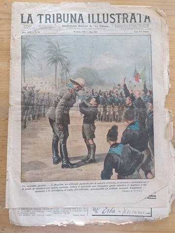 Lotto 10 riviste “La Tribuna Illustrata” e “Il Mattino