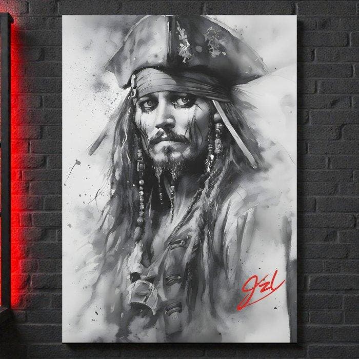 JZL - XXL The Black Pearl Captain – Silver Smoke Edition, Verzamelen, Film en Tv