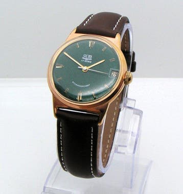 GUB Glashütte - Stossgesichert - cal. 69.1 - Sans prix de, Handtassen en Accessoires, Horloges | Heren, Nieuw