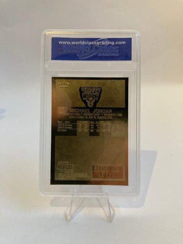 1996/97 Fleer 23KT Gold Michael Jordan Serial No. 18470, Nieuw