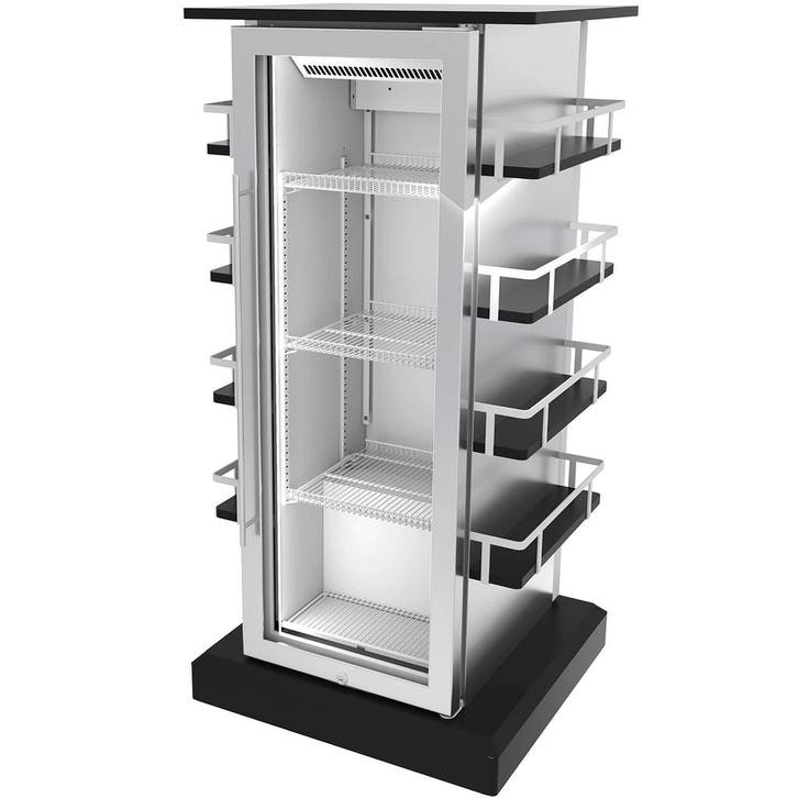 Merchandising Koelkast | Laag Model | 90L | RVS | 0°C/+6°C, Articles professionnels, Horeca | Équipement de cuisine, Envoi