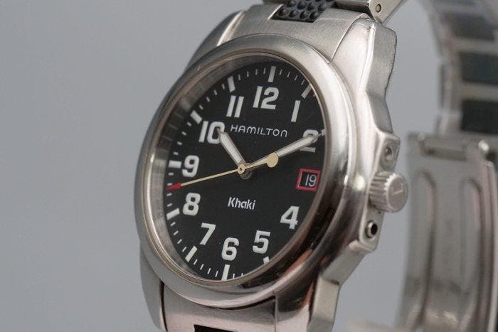 Hamilton - Khaki - Zonder minimumprijs - 6309 - Heren -, Bijoux, Sacs & Beauté, Montres | Hommes