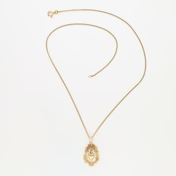 Ketting met hanger - 18 karaat Geel goud