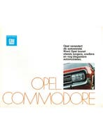 1971 OPEL COMMODORE BROCHURE NEDERLANDS, Ophalen of Verzenden