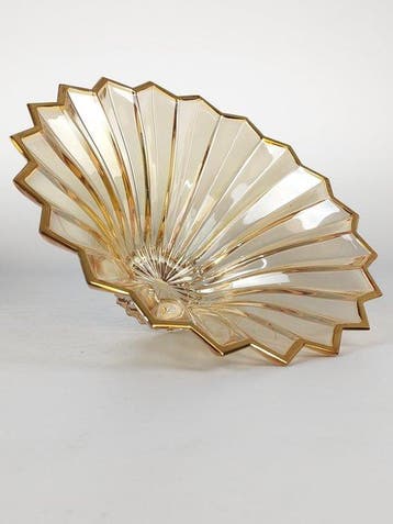 Bohemia Crystal - Tafelmiddenstuk - 24 kt goud - Bohémian