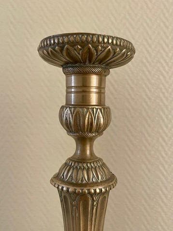 Kaarsenhouder - Verguld brons
