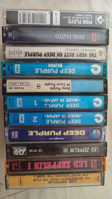 Led Zeppelin, Deep Purple, Pink Floyd - Collection of 11 x