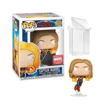 Funko Pop!  Captain Marvel #446 GITD (Collector Corps ), Verzamelen, Verzenden, Nieuw