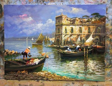 Guido Vuotto (1964) - Palazzo DonnAnna (Napoli), Antiek en Kunst