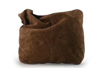 Manfield Schoudertas Bruin, Handtassen en Accessoires, Tassen | Damestassen, Verzenden, Gebruikt, Bruin
