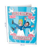 Raambord Bruidspaar 60cm, Verzenden, Nieuw
