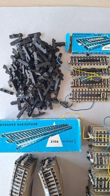 Märklin H0 - Modeltreinsporen (124) - Assortiment M rails, Nieuw