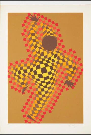 Victor Vasarely (1906-1997) - Arlequín