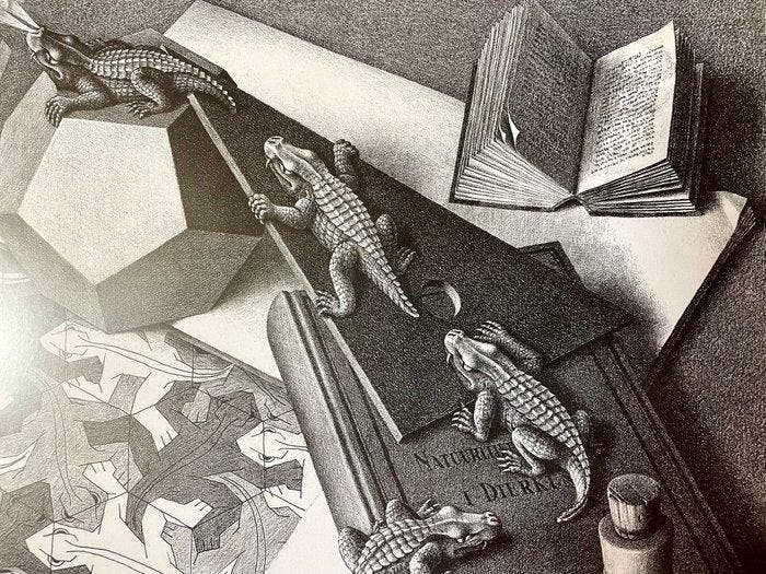 Maurits Cornelis Escher (1898-1972) - REPTILES (1943) -, Antiquités & Art, Art | Dessins & Photographie