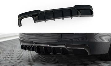 Diffuser Glans Zwart BMW 5 Serie F10 F11 Uitlaat Links B9906, Nieuw, Achter, BMW