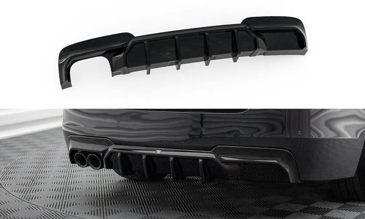 Diffuser Glans Zwart BMW 5 Serie F10 F11 Uitlaat Links B9906, Autos : Pièces & Accessoires, Carrosserie & Tôlerie