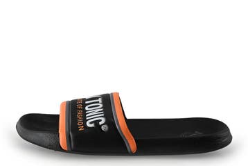Gin Tonic Slippers in maat 45 Zwart, Kleding | Heren, Slippers, Verzenden, Zwart, Gedragen