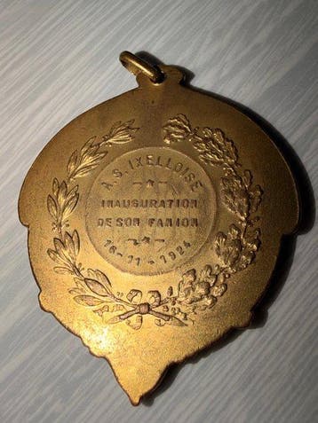 Médaille artistique - Médaille A.S. Ixelloise Inauguration