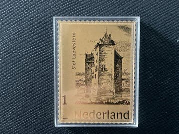Nederland 2020 - Gouden postzegel Slot Loevestein., Postzegels en Munten, Gestempeld