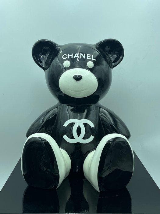 Naor - Teddy black / White, Antiquités & Art, Art | Objets design