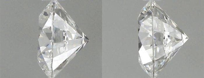 Sans prix de réserve - 2 pcs Diamant (Naturelle) - 0.60 ct -, Bijoux, Sacs & Beauté, Pierres précieuses
