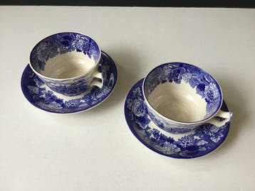Wood & Sons England - Koffie- en theeservies (4) - Porselein, Antiquités & Art