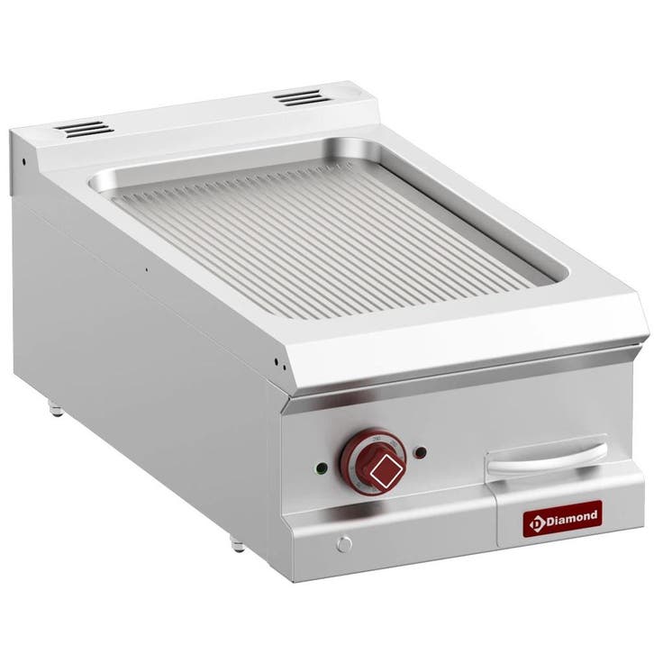 Bak-/Grillplaat | OPTIMA 700 | Elektrisch | Gegroefd, Zakelijke goederen, Horeca | Keukenapparatuur, Nieuw in verpakking, Verzenden