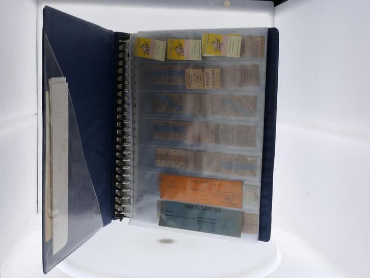 Map met museum treinkaartjes #8279 (Boeken), Boeken, Vervoer en Transport, Nieuw, Ophalen of Verzenden