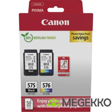 Canon PG-575 BK en CL-576 Color  inktcartridge set, Verzenden, Nieuw